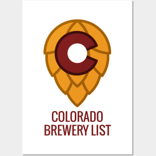 Colorado Brewery List - Light Posters and Art